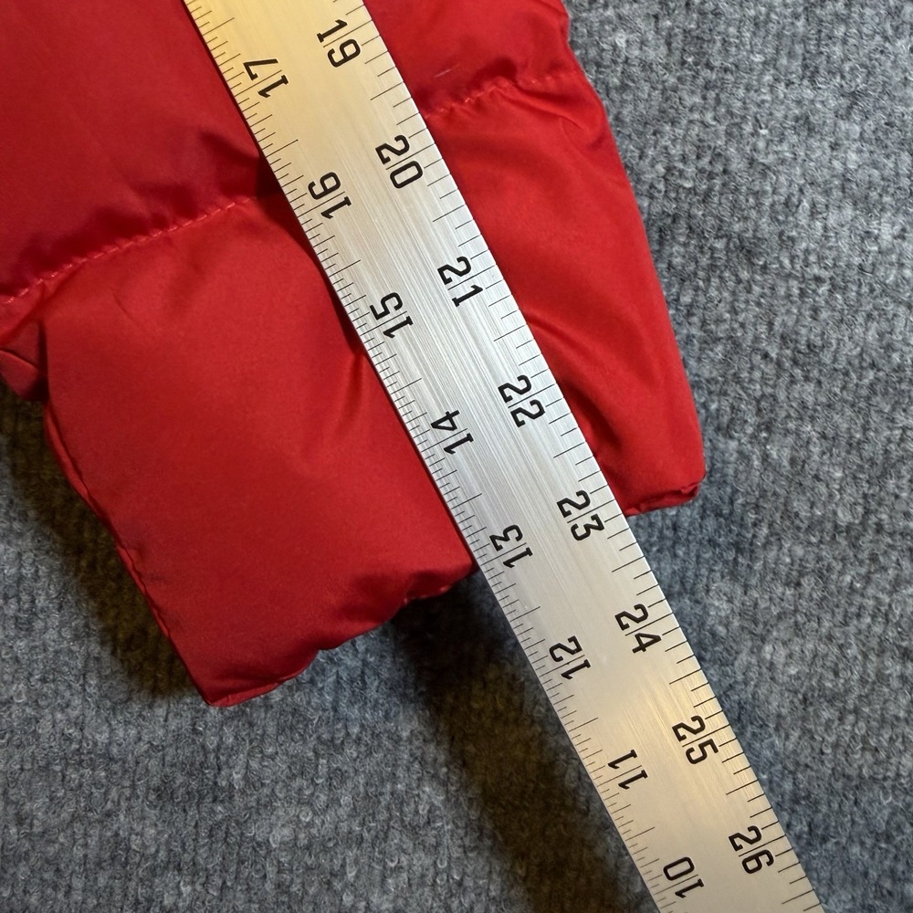 NEW Lands End Silver Premium Down 600 Filled Rich Red Womens‎ M/P Puffer Coat - Picture 10 of 13